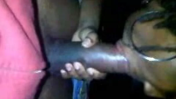 Ebony party slut from Jamaica is happy to suck my monster BBC