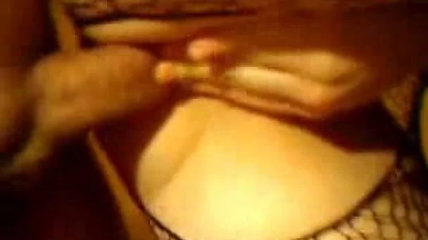 Fat wife in fishnet body suit loves my big dick in her wet cunt