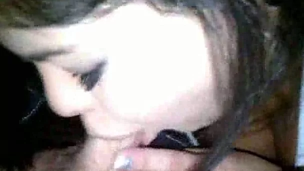 Barely legal Japanese coed slut gives me head in the car