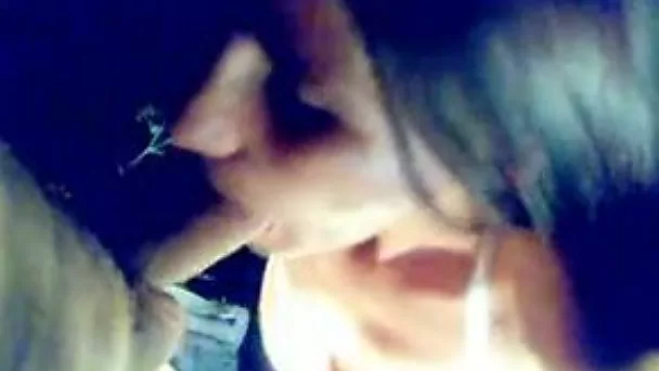 Filthy brunette chick sucking my dick deepthroat in POV clip