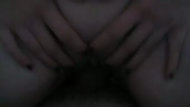 Tempting girlfriend with smoothly shaved pussy is riding me on top