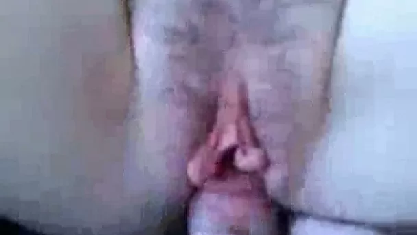 Adorable white booty of a horny girlfriend romping on a dick