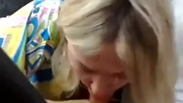 My friend's cheating wife sucks my hard dick in my car