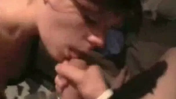 Beautiful college girl eats dick and feel curious about the taste of cum