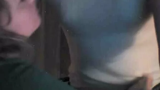 Some chubster sucks her boyfriend's dick on webcam with no shame