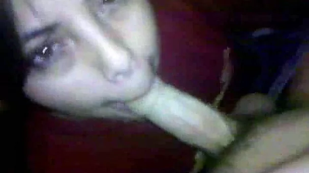 Ravishing brunette GF comes home and blows me like a maniac