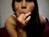 Hot amateur latina looking fabulous on the webcam naked