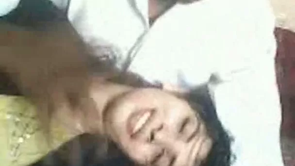 My brunette Indian girlfriend agreed to have sex on cam