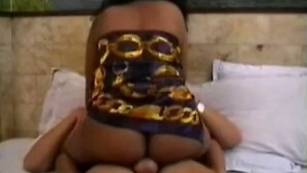 Brown and bootylicious Indian brunette rides me on top