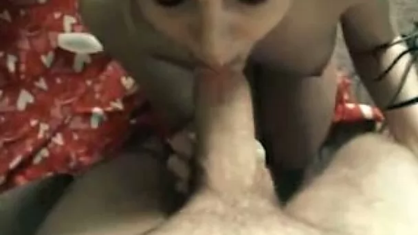 My cum starving blond haired GF impresses me once again with BJ