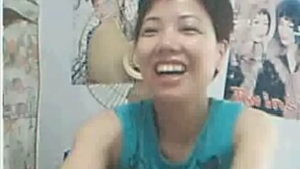 Ugly as fuck Asian webcam bitch teased my buddy with her strip show
