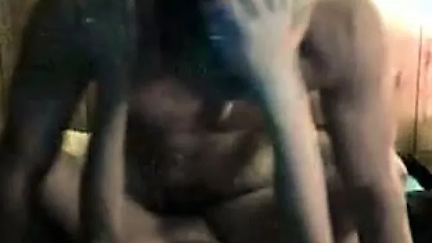 Horny and sexy blonde guy pounding my pussy in sideways position