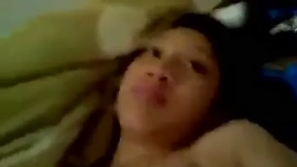 Horny guy pounding my wet pussy in a missionary position