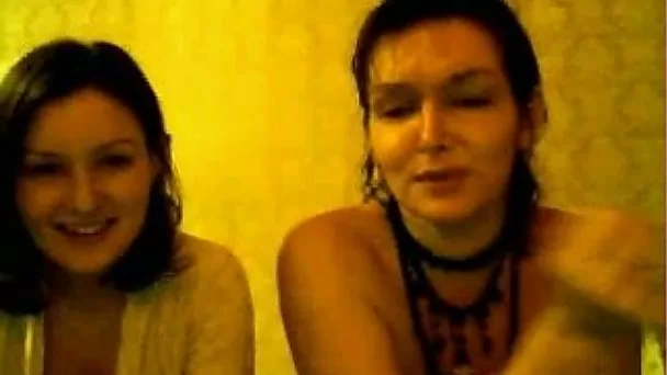 My buddy found two Russian bitches posing for him on webcam