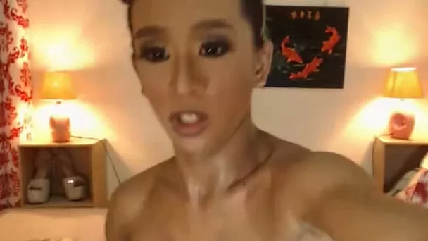 Wild Dogstyle and Anal From Skinny Shemales