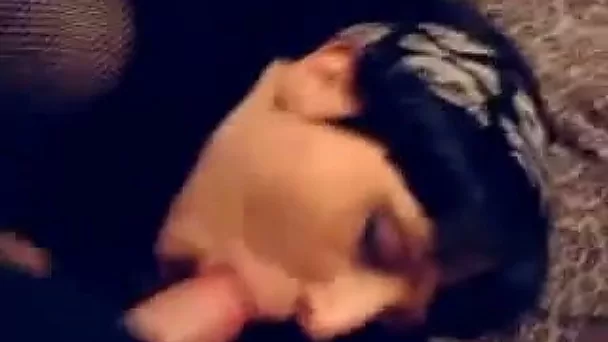 Wondrous wild black head in tight corset sucked my friend's lollicock