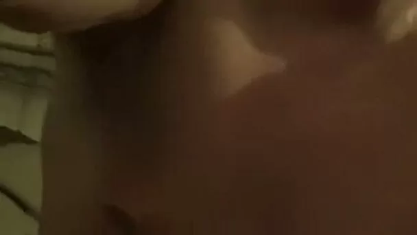Dumb ugly wrinkled blond haired bitch sucked my sloppy dick