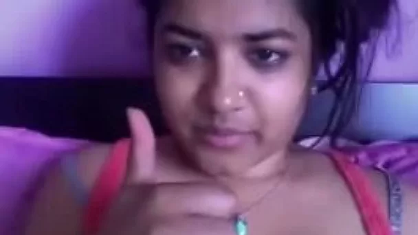 My big boobed Indian friend playing with her pussy and tits