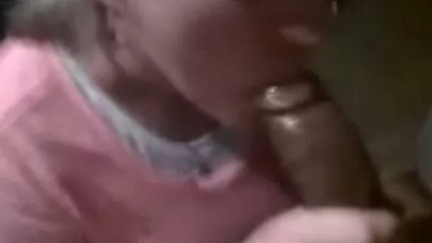 Blonde teen cutie loves sucking my big black dick deepthroat