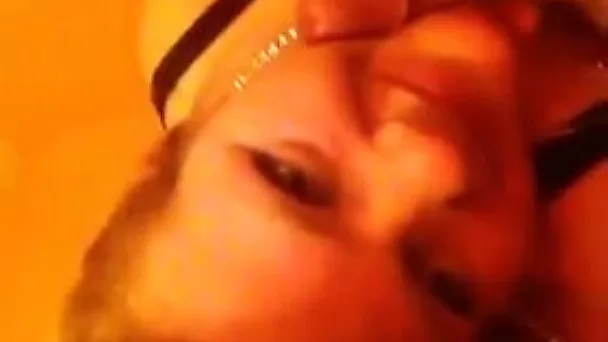 Nasty and spoiled blondie sucking my dick deepthroat in POV