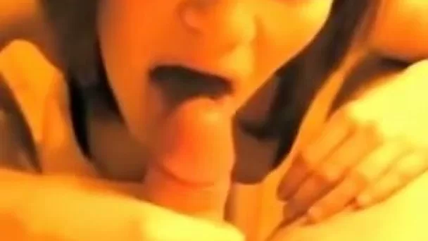 Horny brunette slut sucks my dick and I fuck her hard