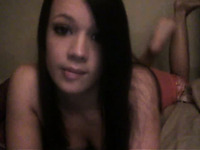 Magnificent brunette latina masturbates on the webcam