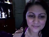 Dark haired mature happy smiling webcam nympho showed her big rack