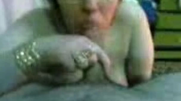 Huge boobed wife gives me awesome deepthroat blowjob