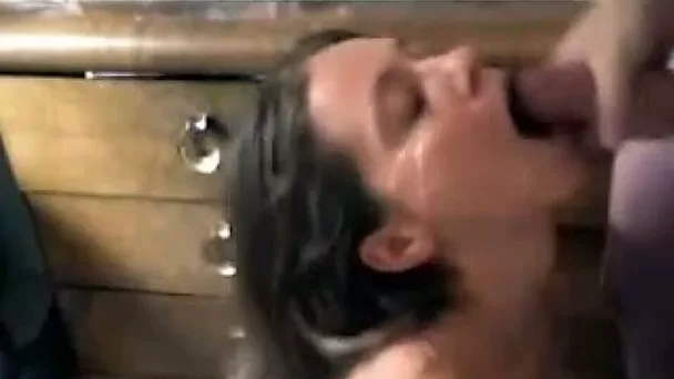 I load my cum on my GF's pretty face after great blowjob