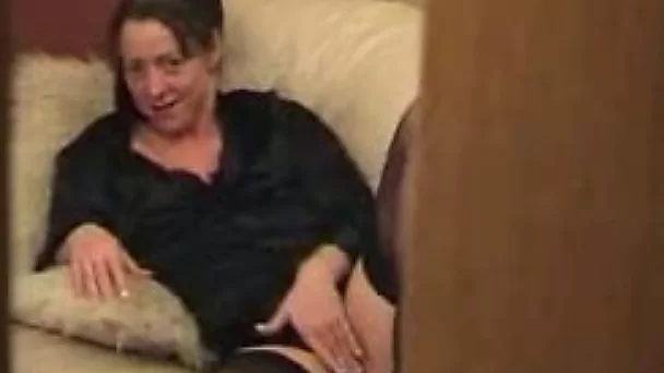 Seductive brunette slut does masturbation show for me