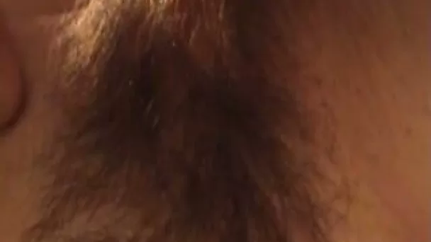 I poke hairy pussy of my nasty GF with my hard dick