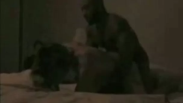 My nasty wife fucks horny black dude in our bedroom when I watch