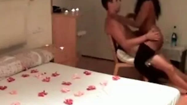 My seductive ebony friend rides my hard dick in cowgirl style