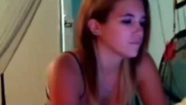 Delightful beauty with sexy slim body gets undressed