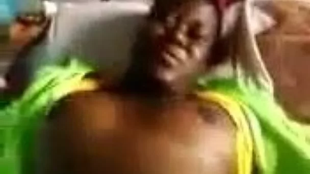 My ebony friend groans when I drill her in missionary position