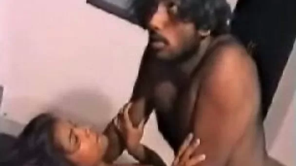 Outrageously hairy Indian dude fucking his cute and pretty girl