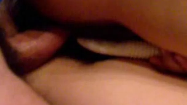 Closeup fucking my beautiful wife's tight hairy pussy