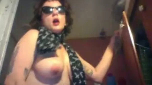 I wear sun glasses and expose my amazing body in my hot solo