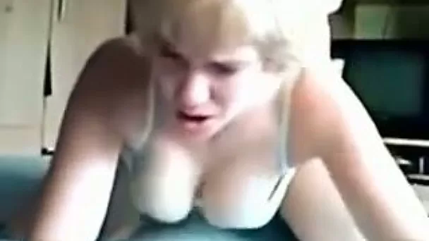 I drill juicy twat of a nasty blonde chick in doggy style