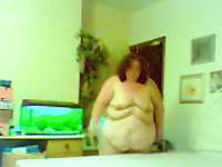 Hidden cam video featuring my super chubby wife