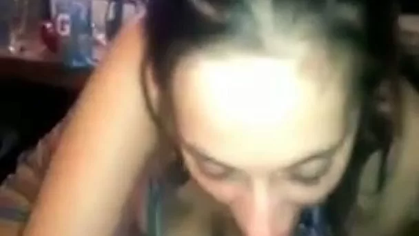 Thirsty hoe sucking my dick deepthroat in front of camera