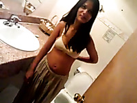 Cute and charming Indian girl pissing in front of me