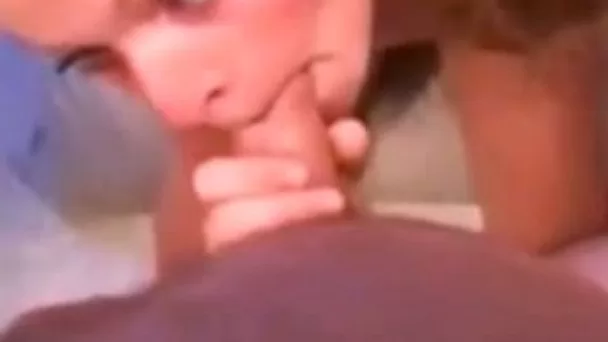 Alluring blonde babe moaning seductively when I fuck her in a missionary position