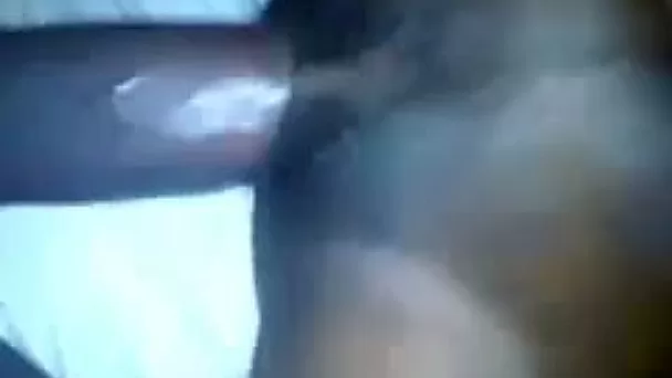 Black nympho is more than ready to get her lubed cooch fingered a bit