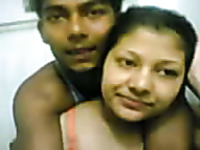 Indian webcam couple is spooning and kissing with passion for my friend