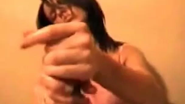 Cute and lewd brunette girl gives me the hottest blowjob ever
