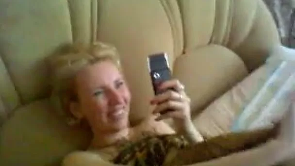 My beautiful blonde wife gets her moist slit hammered well