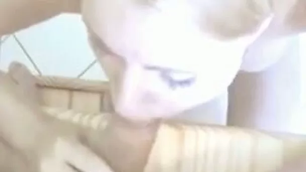 My sexy blonde gf with great slim body gets all holes poked