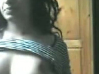 Hot Indian brunette milf with huge tits on the webcam