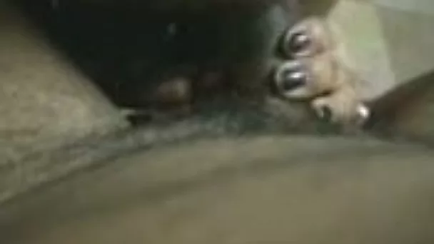 Busty amateur Indian wifey giving head to her husband on cam